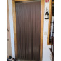 Cortina en cinta exterior para puertas PVC oro antimoscas NIZA