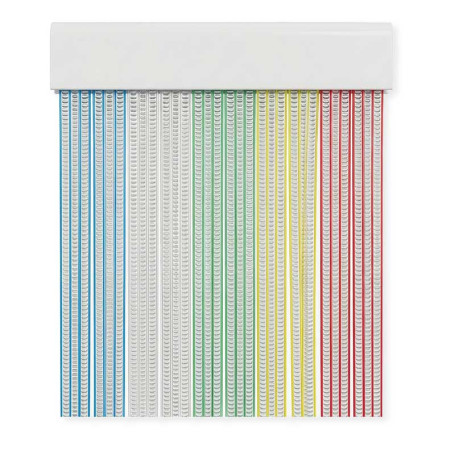 Cortina de cintas exterior coarrugada para puertas a medida