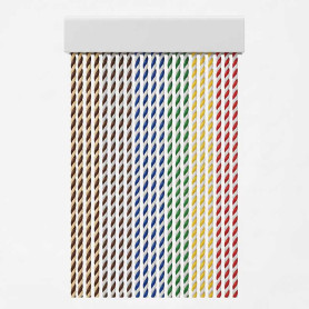 Cortina cordón rizado antimoscas a medida modelo Rubi