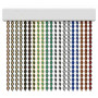 Cortina exterior para puertas PVC antimoscas a medida SICILIA - oro