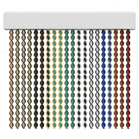Cortina exterior para puertas PVC antimoscas a medida SICILIA - oro