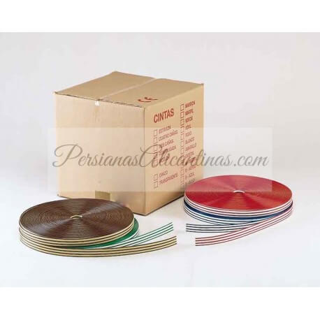 14 Rollos - Cortina de cinta exterior bicolor