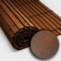 Rollos persiana alicantina de madera color nogal barnizado
