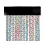 Cortina exterior para puertas PVC antimoscas negro a medida OPORTO