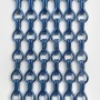 1 Caja-bolsa  cadena cortina de aluminio color azul