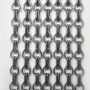 1 Caja-bolsa  cadena cortina de aluminio color gris oscuro