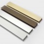 Montante aluminio N2 para cortinas de línea sencilla de cintas